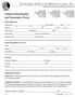 Patient Information and Insurance Form