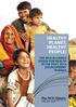HEALTHY PLANET, HEALTHY PEOPLE: THE NCD ALLIANCE VISION FOR HEALTH IN THE POST-2015 DEVELOPMENT AGENDA