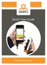 Dario TM User Guide. Thriving with diabetes