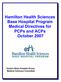 Hamilton Health Sciences Base Hospital Program Medical Directives for PCPs and ACPs October 2007