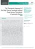 The Therapeutic Approach of the May-Thurner Syndrome without Deep Venous Thrombosis: a Systematic Review REVIEW