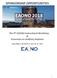 The 9 th EAONO Instructional Workshop & Consensus on Auditory Implants