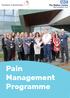 Pain Management Programme
