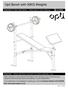 Opti Bench with 30KG Weights