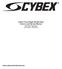 Cybex Free Weight Barbell Rack Owner s and Service Manual Strength Systems Part Number