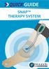 QUICK GUIDE SNAP THERAPY SYSTEM