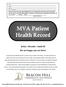 MVA Patient Health Record