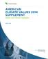AMERICAN CLIMATE VALUES 2014 SUPPLEMENT