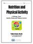 Name Hour. A Winning Team: Healthy Eating and Physical Activity. Take-Home Book. 7 th Grade Health Education (whse #32086S)