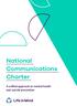 National Communications Charter. A unified approach to mental health and suicide prevention
