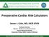 Preoperative Cardiac Risk Calculators