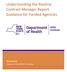 Understanding the Routine Contract Manager Report: Guidance for Funded Agencies
