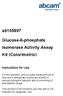 Glucose-6-phosphate Isomerase Activity Assay Kit (Colorimetric)