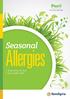 Plan to Stay in Shape Today. Seasonal. Allergies. What they are and how to get relief