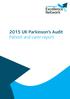 2015 UK Parkinson s Audit Patient and carer report