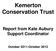 Kemerton Conservation Trust. Report from Kate Aubury Support Coordinator