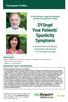 DYSrupt Your Patients Spasticity Symptoms