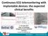 Continuous ECG telemonitoring with implantable devices: the expected clinical benefits