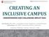 CREATING AN INCLUSIVE CAMPUS UNDERSTANDING AND CHALLENGING IMPLICIT BIAS