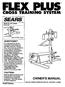 SEA/RS CROSS TRAINING SYSTEM QUESTIONS? CAUTION: Model No Serial No. Serial Number Decal