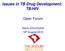 Issues in TB Drug Development: TB/HIV