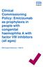 Clinical Commissioning Policy: Emicizumab as prophylaxis in people with congenital haemophilia A with factor VIII inhibitors (all ages)