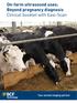 On-farm ultrasound uses: Beyond pregnancy diagnosis Clinical booklet with Easi-Scan