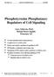 Phosphotyrosine Phosphatases: Regulators of Cell Signaling