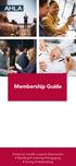 Membership Guide. American Health Lawyers Association Reading Learning Engaging Giving Networking
