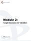 Module 2: Target Discovery and Validation
