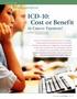 ICD-10: Cost or Benefit in Cancer Payment?