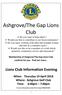 Ashgrove/The Gap Lions Club