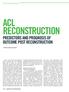 ACL RECONSTRUCTION SPORTS REHABILITATION. Written by Bart Sas, Qatar