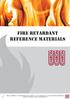 fire retardant reference materials
