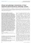 Clinical and pathologic characteristics of focal segmental glomerulosclerosis pathologic variants