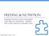FEEDING & NUTRITION. Exploring the RDNs role in the health care team for individuals - children with Autism Spectrum Disorder (ASD)