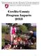Cowlitz County Program Impacts 2013