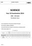 SCIENCE. Year 10 Examination BC 120 marks. Time allowed: 2 hours. Answer all questions in the spaces provided on the paper.