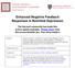 Enhanced Negative Feedback Responses in Remitted Depression