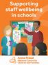Supporting staff wellbeing in schools