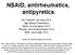 NSAID, antirheumatics, antipyretics