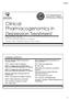 Clinical Pharmacogenomics in Depression Treatment