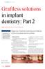 Graftless solutions in implant dentistry: Part 2