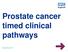 Prostate cancer timed clinical pathways