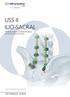 USS II ILIO-SACRAL Modular System for Stable Fixation in the Sacrum and Illium