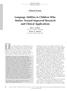Language Abilities in Children Who Stutter: Toward Improved Research and Clinical Applications
