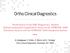 G. Snodgrass, K. Ackles, A. Blanco and A. Versaggi Ortho Clinical Diagnostics, Rochester, NY 14626