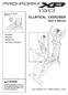 ELLIPTICAL A CAUTION. User's. Assembly. Operation Maintenance. Part List and Drawing. Model No Serial No. Serial Number.