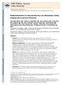 NIH Public Access Author Manuscript Int J Radiat Oncol Biol Phys. Author manuscript; available in PMC 2013 July 01.