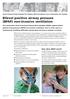 Bilevel positive airway pressure (BPAP) non-invasive ventilation